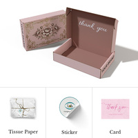 Individuell Bedruckte Rosa Personalisierte Abonnement-Versandkartons Papierflugzeug-Boxen Versand-Geschenkverpackung Karton-Schuhbox
