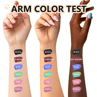 Mascara crème vegan waterproof à fibres volumisantes 4D pour extensions de cils, effet yeux grands et courbés, longue tenue, séchage rapide, marque privée