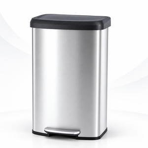Cubo de Basura de Hierro de 21 Galones/80 Litros con Pedal, Tipo Inducción, Ecológico, para Uso Interior/Exterior - Product Image 1