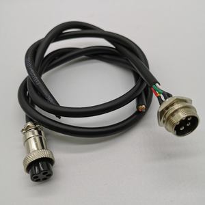 M12 2-6 Pin Cable de señal de aviación macho/hembra enchufe GX12 chaqueta de PVC para cámara de coche DVR Video electrodomésticos uso electrónico - Product Image 6