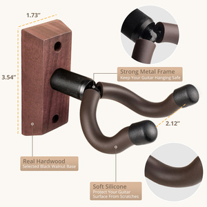 ขาตั้งไม้แบบติดผนังอเนกประสงค์สำหรับแขวนไวโอลิน ไวโอล่า กีตาร์ - Product Image 4