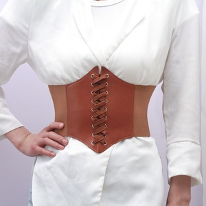 <span class=keywords><strong>Ceinture</strong></span> de taille élastique pour femmes Décoration d'été polyvalente pour robes et <span class=keywords><strong>ceinture</strong></span> <span class=keywords><strong>large</strong></span> pour vêtements d'extérieur - Product Image 5