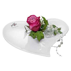 Sandra Rich Teller Chérie Porzellan 2,5cm Ø 21cm weiß - Product Image 1