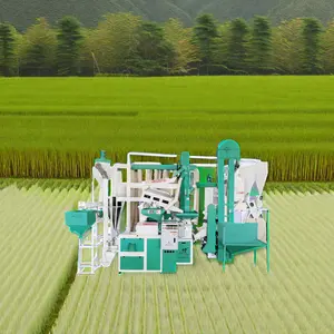 Moinho de arroz de alto rendimento preço moderno máquina de trituração de arroz combinada para venda