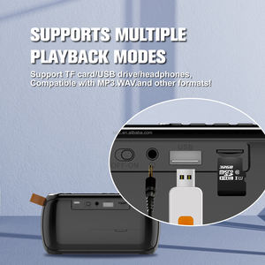 BKK J20รุ่น<span class=keywords><strong>ขาย</strong></span>ดีลำโพงดิจิตอลแบบพกพาขนาดเล็กวิทยุเอฟเอ็มวิทยุบลูทูธพร้อมเมมโมรี่การ์ด (J20) - Product Image 2