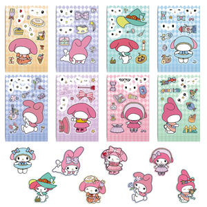 สติกเกอร์ <span class=keywords><strong>MY</strong></span> MEI0DY ชุด 8 ชิ้น ลายการ์ตูนซานริโอ้ น่ารัก แบบ DIY ใช้ซ้ำได้ สำหรับตกแต่งสมุดบันทึก สมุดภาพ เคสมือถือ - Product Image 5