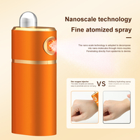 Vaporizador Facial Portátil Mini Nano Recargable, Vaporizador Eléctrico Profesional para el Cuidado de la Piel e Hidratación Facial