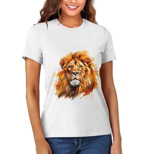 Custom Animal <strong>Avatar</strong> Design Men's Tshirt Wholesale 2025 Newest Design White Cotton Shirt Print on Demand Sublimation Cotton Tees - Product Image 1