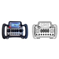 Télécommandes sans fil étanches pour grue avec batterie rechargeable d'une portée de 100m Construction durable pour la gestion à distance