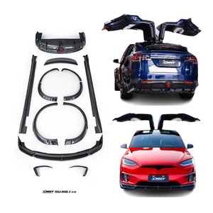 Runde 2016-2024 pour Tesla Model X, carrosserie de voiture en fibre de carbone de haute qualité, mise à niveau CMST, vente directe du fabricant - Product Image 1
