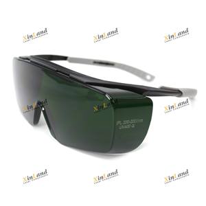 医療用レーザー脱毛治療用OD4 + OD6 + IPL 200-2000nmポリカーボネートアンチフォグフルフレームレーザー安全メガネ - Product Image 2