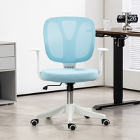 Chaise de bureau ergonomique contemporaine en plastique pour la maison et le bureau, chaise pivotante réglable en hauteur pour un confort de position assise prolongée