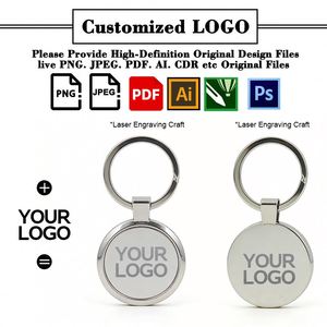 Custom Brand Logo Metal Keychain Keyring Wholesale for Exhibition Giveaway Business Event Promo Gift <b>Personalized</b> <b>Keychains</b> - Product Image 3