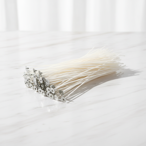 Bougie en cire de soja faite à la main, 100% coton, écologique, non toxique, biologique, à fibres longues, pré-enduite, sans fumée, à combustion lente, résistante à la chaleur - Product Image 6