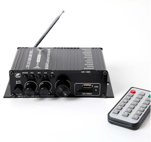 Amplificateur numérique AK380 BT 5.0, amplificateur de puissance audio stéréo HiFi, amplificateur de subwoofer pour la maison et la voiture, FM, karaoké, USB, carte SD - Product Image 3