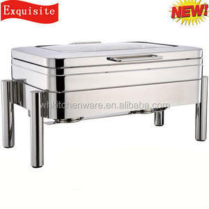 Nuevo plato de frotamiento de inducción de lujo de acero inoxidable 18/10 con bisagra hidráulica - Product Image 3