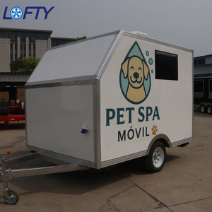 Camioneta Móvil para Peluquería Canina, Estación <span class=keywords><strong>de</strong></span> Lavado <span class=keywords><strong>de</strong></span> Perros, Carrito <span class=keywords><strong>de</strong></span> Autoservicio, Remolque para Peluquería Canina con Equipo <span class=keywords><strong>de</strong></span> Salón para Perros - Product Image 2