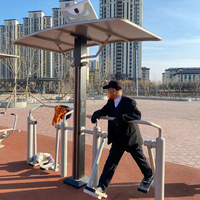 Équipement de fitness extérieur pour parc, résistant à la corrosion et à la rouille, adapté à une utilisation près de la mer, équipement de fitness pour adultes en milieu communautaire.