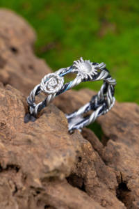 Pendientes de Aro Circulares de Doble Capa de Aleación de Cobre Plateado, Estilo Bohemio, para Mujer, con Diseño de Flor Grande Coreana, Ideales para Fiestas y Regalos - Product Image 6