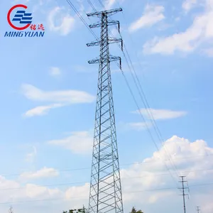 Torre de transmisión eléctrica de alta resistencia, 132KV/138KV