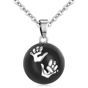 Bambino handprint gravidanza angelo chiamante sfera di armonia bola messicano di angelo del pendente della <span class=keywords><strong>collana</strong></span> - Product Image 1