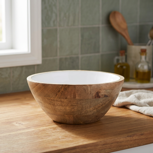Bol à salade en bois d'acacia personnalisé, de haute qualité, pas cher, décoration, personnalisé, pour salade - Product Image 3