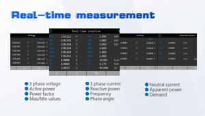 Monitoreo de potencia de circuito crítico EN50160 <span class=keywords><strong>ITIC</strong></span> SEMI F47 Curva de voltaje Swell/Dip Class a Analizador de calidad de energía digital - Product Image 3