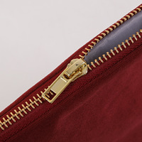Pochette zippée en toile épaisse, sac de rangement moderne et chic sur mesure pour bijoux, organisateur de rouge à lèvres et de maquillage sur mesure
