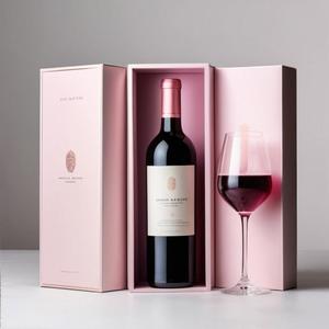 Rượu Vang Thủy Tinh Hộp Quà Tặng Tùy Chỉnh In Và Kích Thước Thiết Kế Tiên Tiến Bao Bì Các Tông Đặt Rượu Vang Từ Hộp Quà Tặng - Product Image 3