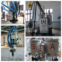Machine à mousser PU à deux composants (basse pression) / pour la production de produits en polyuréthane souple / dur et semi-dur