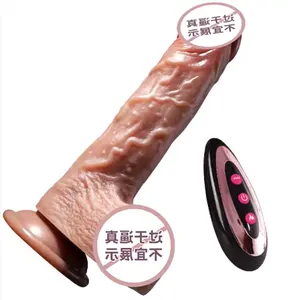 8.4 Inch TPE Vibrating Dildo Cheap Sex Toys for Women 6 Mode Adult Novelty Toys Made from Silicone Liquid Silicone Huge Dildo