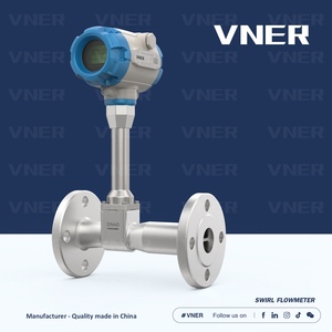 Débitmètre massique de gaz comprimé en acier inoxydable VNER personnalisé, précision de 1,0 %, milieu huileux, raccord à bride, 0-15 m/s, support OEM - Product Image 6