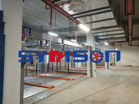 Système semi-automatique de stationnement de puzzle de stationnement de voiture à multiniveaux d'ascenseur et de glissière de stationnement intelligent de psh de deux niveaux