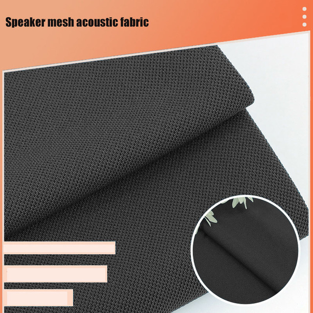 Spot 100% Polyester Double-Sided Speaker Mesh Acoustic Fabric Dustproof Sound Soft Package Fabrics