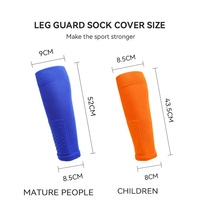 LINGTU LT609 Chaussettes de football personnalisées tendance, manchon de compression pour mollet, chaussettes de football sans pied