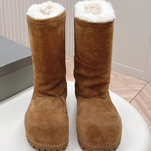 Plataforma de Calzado de Invierno de Diseño, Cálida, Impermeable, de Gamuza BB, Retro y a la Moda, de Alta Calidad - Product Image 1