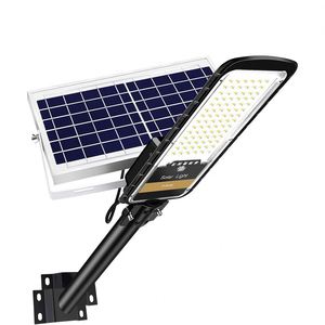900W Dual Lenses Solar Street Lamp with CCTV 6 Million Pixels <b>LED</b> <b>Light</b> for Garden IP65 Rating <b>Light</b> Sensor Control Wall Mount - Product Image 1