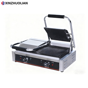 เตาปิ้งย่างสเตนเลสสตีลเชิงพาณิชย์ 2-in-1 แบบกดสองด้าน สำหรับโรงแรม/ร้านอาหาร ประหยัดพลังงาน 220V - Product Image 3