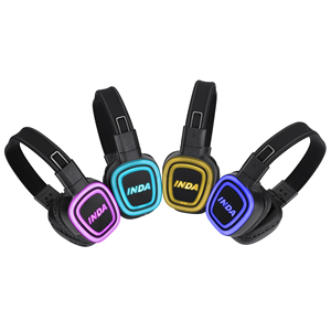 Cuffie Pieghevoli RF890 per Silent Disco, Ricevitore a 3 o Più Canali, Auricolari per Feste e Fitness con Logo Personalizzato - Product Image 5