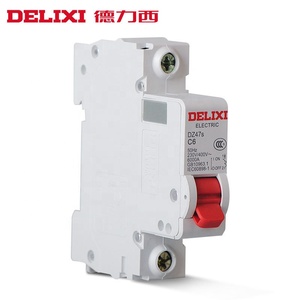 Delixi dz47s סדרת מיני חשמלי חשמלי dz47s dz47s 1p c2a din הרכבה רגילה קטן מקבס עם חומר פלסטיק הגנה li - Product Image 6