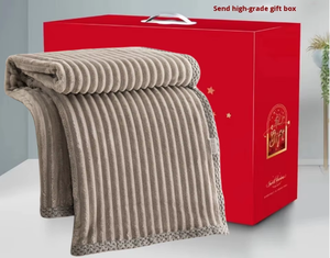 Thickened Wool <b>Rabbit</b> Velvet Blanket Gift Box Set All-Season Factory Cross-Border Wholesale - Product Image 1
