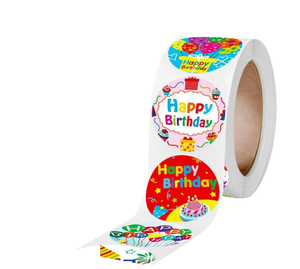 Custom Waterproof Adhesive Paper Logo <b>Stickers</b> for Business Branding & Product Packaging - Product Image 1