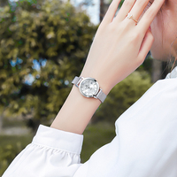 Montre-bracelet de luxe pour femme, personnalisable avec logo, mouvement à quartz lumineux, étanche 3 ATM, vente en gros