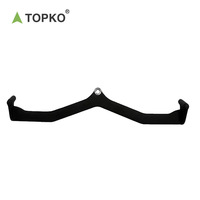 TOPKO Équipement de musculation Gym Accessoires de fitness Barre de traction Lat Ensemble Durable Multifonctionnel Poignée de traction Poignées