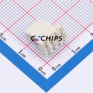 5VMBA040 Wire-to-Board Pin Header Bent Lead Through Hole,P=2.54mm Connector 1x4P 2.5mm Right Angle Insert 4P - Product Image 2