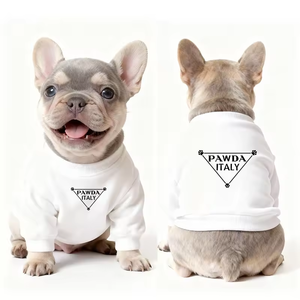 New Arrival Hot Selling Cotton Soft Luxury Brand XXS Small High Quality Dog Hoodie Pet <b>Clothes</b> Assorted Dog Hoodie Wholesale - Product Image 2