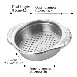 Wholesale Universal Stainless Steel Can <b>Strainer</b> & <b>Colander</b> with Sustainable Design Reusable Portable for Vegetables Fruits Easy - Product Image 3
