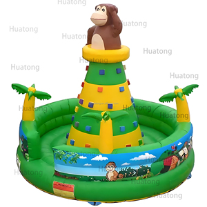 Balon <span class=keywords><strong>bouncer</strong></span> melompat Istana Monyet balon pemanjat tembok permainan melenting panjat tebing - Product Image 5