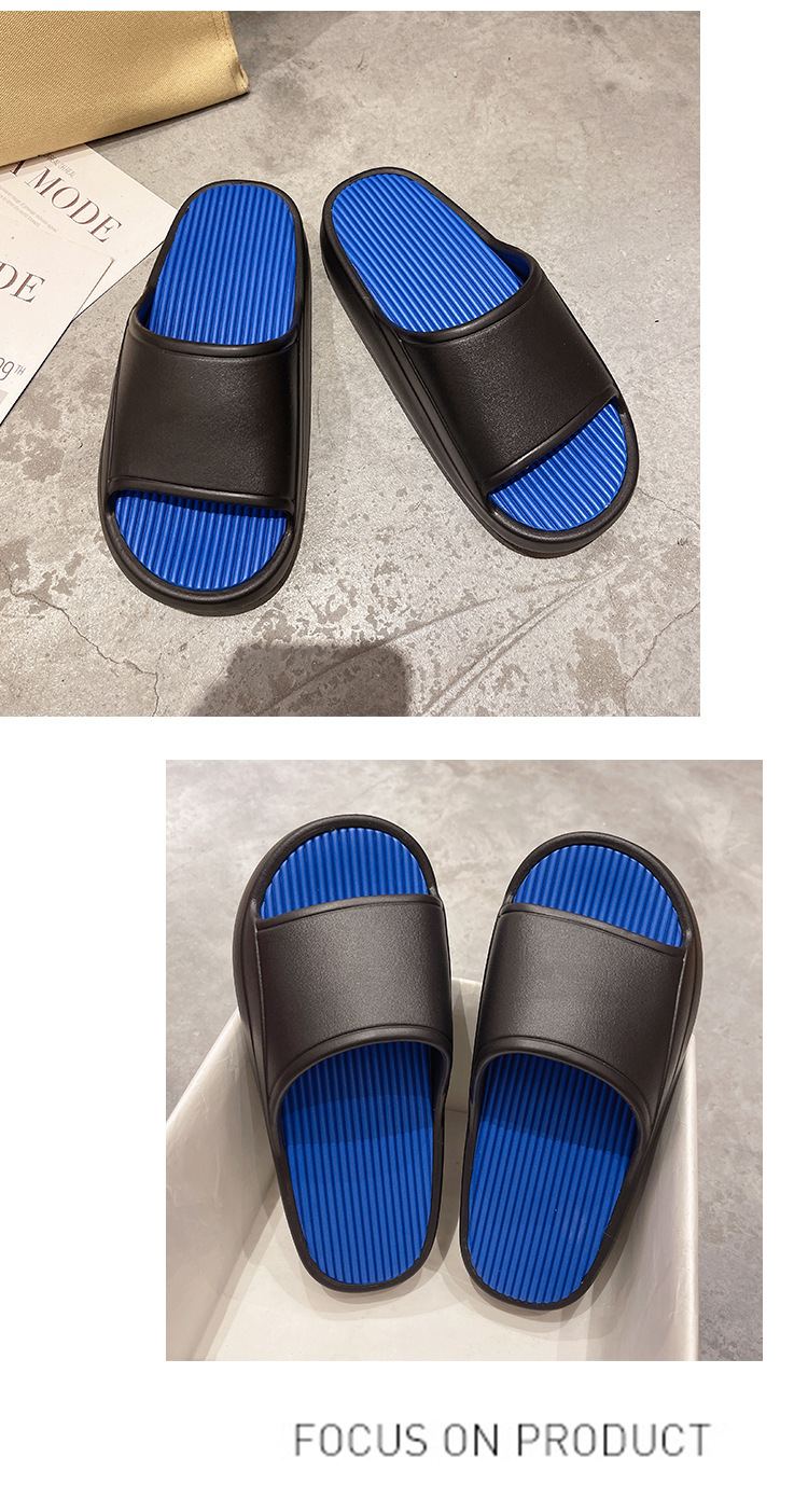Women Mens Slides Slippers Summer Outdoor Platform Slippers Indoor Bath Flat Shoes