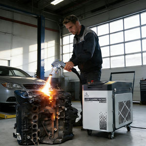 เครื่องทำความสะอาดด้วยเลเซอร์ไฟเบอร์ต่อเนื่อง 3000W |   กำจัดสนิมสีรถยนต์บนเรือ |   ระบบระบายความร้อนด้วยน้ำ |   ผู้จัดจำหน่ายที่ได้รับการรับรองมาตรฐาน CE RoHS - Product Image 3